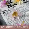 Flores de Lirio Pequeñas Simuladas, Pequeños Brotes de Lirio del Valle de 7 cm, Cabezas de Orquídeas Pequeñas, Producción de Tocados para Minorías Étnicas, Decoración de Cajas de Regalo