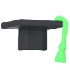 Exclusivo para vendas transfronteiriças: Ponta e tampa de caneta de boné de formatura em PVC, borlas coloridas para a temporada de formatura, proteção de extensão em borracha macia