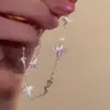 El brazalete de mariposa es fresco, dulce, elegante y lujoso, un accesorio delicado y único, perfecto como regalo de cumpleaños para una novia