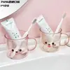 Taza de plástico simple para enjuague bucal al por mayor 2 yuanes tienda departamental taza de plástico para lavar baño del hogar taza de plástico para adulto para cepillarse enjuague bucal