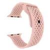 Adecuado para Apple Watch Ultra9876543210 Generación Se Xiaomi Agujero Hebilla Cuadrada Transpirable Correa de Reloj de Silicona