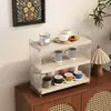Portavasos de Acrílico de Escritorio Almacenamiento de Vasos de Agua Estante de Almacenamiento de Cocina Estante para Tazas de Mesa de Comedor Taza de Café Taza de Té de Múltiples Capas Estante para Juego de Té