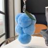 [Uvas Lindas] Colgante de Bolso de Piel de Conejo Rex Real Colgante de Llavero de Coche de Bola de Felpa de Celebridad de Internet Accesorios