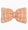 Pajarita de Algodón a Cuadros Accesorios Creativos Estilo Coreano para Ropa, Bolsos, Zapatos, Pajaritas Decorativas, Accesorios para el Cabello, Pinzas para el Cabello y Materiales