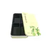 Caixa de Lata Personalizada pelo Fabricante, Caixa de Lata para Chá, Caixa de Lata Retangular Personalizada para Presente, Caixa de Lata para Nozes de Betel