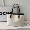 Bolso Tote para Mujer 2024 Nuevo Bolso Commuter de Gran Capacidad Otoño e Invierno Bolso de Hombro Versátil Bolso de Clase para Estudiante Universitario a la Moda