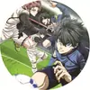Periférico de Anime Prisión Azul Insignia de Lata Insignia Decoración de Bolsa Colgante Insignia Linda Broche
