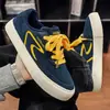 Zapatos de Lona de Diseño de Nicho para Hombre Estilo Otoño Moda Tendencia Juventud Deportivos Casuales Suela Gruesa Zapatos de Tabla Caña Baja Zapatos para Hombre