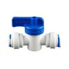 Purificador de agua Anli, 4 puntos, dientes internos y externos, giro de tubería de 8 mm, dispensador de agua directo de escritorio, filtro, entrada, válvula de bola, conector, interruptor