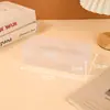 Caja Vacía de Plástico Transparente Engrosado Rectangular Oreja Colgante Cubierta Caja de Embalaje Piezas Caja de Almacenamiento de Papelería Organizadora Caja de Pp