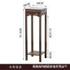 Novo suporte de flores estilo chinês madeira maciça sala de estar interno simples redondo suporte de flores chão varanda flor bonsai suporte de flores rack de armazenamento