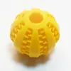 Juguete de pelota dispensadora de comida para mascotas educativo resistente a mordidas molar golden retriever corgi perro aliviando perro congestionado juguete de pelota dispensadora de comida para perros pelota elástica