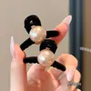 Pasador de Pelo con Lazo para Mujer Negro Pequeño Pinza de Agarre 2025 Nuevo Clip Lateral de Gama Alta Pinza para Flequillo de Princesa Accesorios para el Cabello