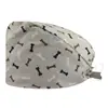 Gorro de Trabajo para Clínica Transfronteriza, Gorro Quirúrgico de Copa Redonda, Gorro sin Visera para Personal Médico, Gorro con Amarre Trasero, Gorro Protector