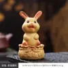 Pet de Chá do Zodíaco em Argila Roxa Giratório Ornamento Criativo Mesa de Chá Giratória Mesa de Chá Brinquedo de Chá Decoração de Mesa de Escritório
