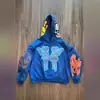 Estilo Americano Nuevo Y2K Dibujos Animados Calle Hip-Hop Tendencia Tops Unisex Holgado Suéter con Bolsillo Sudadera