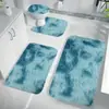 Alfombra de Lana de Seda Estilo Minimalista Moderno para Baño Resistente a Manchas de Inodoro Aislamiento Refrigerante Antideslizante Alfombrilla para Piso de Baño Amazon Temu Transfronteriza