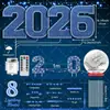 Placa de Pátio para Temporada de Formatura 2027 Transfronteiriça, Placa Decorativa Grande de LED para Festa de Formatura ao Ar Livre