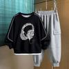 Conjunto de Ropa de Otoño para Niños 2026 Nuevo Estilo para Niños Mayores, Moda Trendy y Elegante de Primavera y Otoño para Niños, Tendencia Deportiva de Otoño