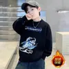 Moletom Infantil Masculino Estilo Novo Primavera e Outono Manga Longa Casual Infantil Top de Manga Longa Infantil Bebê Quente