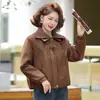 2026 Nueva Moda de Invierno Casual Engrosado Cálido Estilo Pequeño Chanel Moda Estilo Chino Versátil Abrigo de Algodón para Madres de Mediana Edad y Mayores