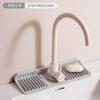 Tapete de drenagem de silicone torneira de cozinha à prova de respingos de água antiderrapante pia almofada de armazenamento washstand Copo almofada de sabão