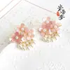 Traje de tocado infantil estilo chino para niñas clip Hanfu pasador pasador estilo antiguo pasador paso sacudida borla de niñas regalo
