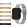 Para Apple Reloj de Pulsera Pequeño para Hombre iWatch Acero Inoxidable 06 Milanés Bonito Hebilla Huawei Banda de Malla Trenzada