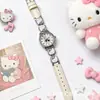 Reloj Periférico Miffy de Venta Caliente Reloj de Examen para Escuela Primaria y Secundaria Reloj de Cuarzo de Dibujos Animados para Estudiante Femenina Reloj de Pulsera para Niñas Regalo