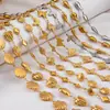 Hip Hop Europeo y Americano Acero Inoxidable Hecho a Mano Hueco Gotas de Agua de Mar Mariposa Cadena de Diamantes Accesorios de Joyería DIY Venta al por Mayor