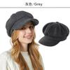 Sombrero octogonal para mujer de Corea del Sur otoño e invierno Nuevo estilo coreano boina de lana de color sólido sombrero de pintor retro versátil británico moda