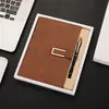 Caixa de Presente para Caderno de Negócios Conjunto de Pen Drives A5 Caderno B5 Atividade de Volta às Aulas para Estudantes Conjunto de Presente