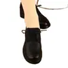 Zapatos de mujer con cordones 2026 modelo nuevo, cómodos de punta redonda, modernos y versátiles zapatos de cordones tipo mamá, zapatos de cuero para mujer estilo británico de otoño