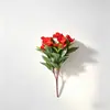 Plataforma Transfronteiriça Mais Vendida Flores Artificiais Phlox, Flores Artificiais Multicoloridas para Decoração, Flores Artificiais para Decoração de Casa e Exterior
