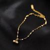 2022 Nova Pulseira Pequena de Bolas Gimmel Aço Titânio Feminina Ins Mori Simples Nicho High-end Pulseira Celebridade da Internet