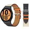 Adequado para Samsung Galaxy Watch 6 Classic Watch Pulseira de Couro Genuíno Watch5/4 Couro Curvo