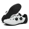 Sapatos de Ciclismo Transfronteiriços Sapatilhas de Ciclismo Auto-travantes para Estrada Solado Rígido Sapatos com Trava para Bicicleta de Montanha Sapatos com Trava para Bicicleta Sapatos de Ciclismo Masculinos Sem Respirabilidade