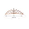 Niños y Niñas Princesa Corona Simple Linda Diadema Bebé Festival Actuación Accesorios para el Cabello Corona de Cumpleaños Corona para Pastel