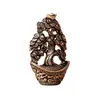 Árbol del Dinero Hueco de Latón Puro con Monedas y Lingotes, Regalo Creativo Vintage, Adorno Decorativo Artesanal de Escritorio