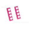 En stock Separador de Dedos de Silicona Multicolores para Uñas, Separador de Dedos del Pie, Fijador de Esmalte de Uñas, Pin para Dedos de Uñas