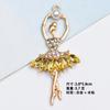 Nuevos accesorios de joyería para mujer de aleación para ballet carcasa de teléfono móvil colgante de chica ángel de cristal zapatos con agujero accesorios diy