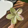 Novo Padrão de Mármore Flor de Ovo Primavera e Verão Grampo de Cabelo Espessado Fresco Doce Rabo de Cavalo Alto Acessórios de Cabelo Florzinha Fofa