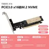 Tarjeta de Expansión PCIe a NVMe Diewu Tarjeta Adaptadora M2 Tarjeta Adaptadora de Alta Velocidad m Key Tarjeta de Conversión Ssd Ngff