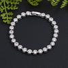 Pulsera de alta calidad con circonita AAA incrustada para mujer, pulsera de moda clásica, ventas directas de fábrica de suministro transfronterizo