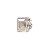 Nova Joia de Unha com Diamantes Quadrados de Cristal Transparente de Gelo Exquisite Joia de Unha com Diamantes de Cristal Acabada de Alta Qualidade