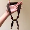 Collar de Borlas de Acrílico para Tela Moda Transfronterizo Nicho Cadena para Clavícula Versátil Joyería de Alto Temperamento Venta al por Mayor para Mujeres