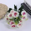 Glória-da-manhã Artificial de 6 Ramos Transfronteiriça Flor Trombeta Jardim Externo Decoração de Engenharia Doméstica Flor Artificial Flor Falsa de Plástico