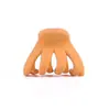 Clip Nuevo para Flequillo Ins Venta Caliente Europea y Americana Mate Escarchado Negro Mate Hueco Pequeño Anticaída Pinza Agarradera Pinza Superior Tocado