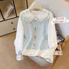 Conjunto de Roupa para Meninas Primavera e Outono 2026 Nova Moda Colete Camisa Camada com Jeans de Padrão de Estrela Único Conjunto de Três Peças