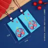 Pequeño Saquito Amuleto de Perlas Blancas Bolsa Vacía para Colgar en el Cuello, Pequeña Bolsa de Fragancia Estilo Chino, Bolsa de la Fortuna, Saquito de Paz, Bolsa Vacía